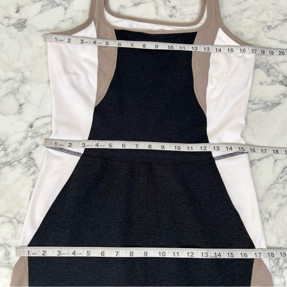 Alo Yoga Spacedye Outlines Jumpsuit Darkest Night Colorblock XL - Picture 15 of 15